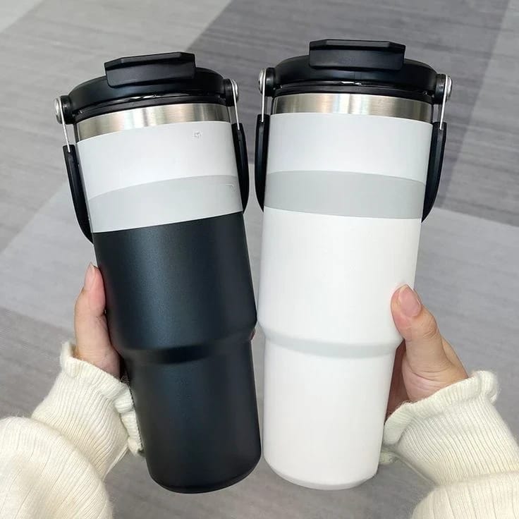 Stainless Steel Double Wall Thermo Tumbler | Leakproof & Stylish Design - Image 3