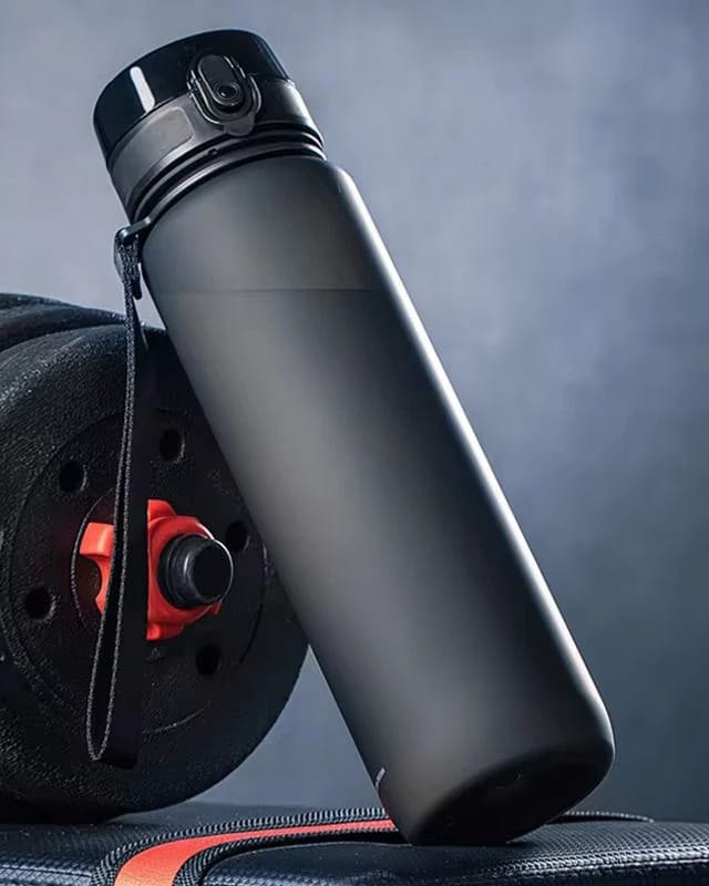 Sports Water Bottle – Leakproof Flip Lid Tumbler with Wrist Strap - Image 3