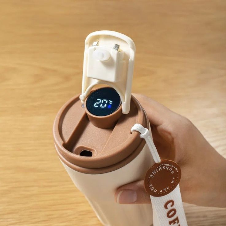 Smart Temperature Display Coffee Mug | Insulated Travel Tumbler | Leak-Proof Stainless Steel Cup