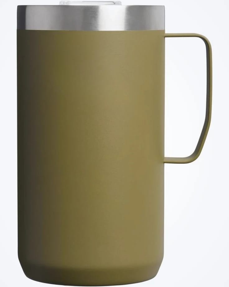 Sleek Matte Finish Insulated Travel Mug - Large Capacity Stainless Steel Water Bottle with Wide Handle and Leak-Proof Lid (Plum) - Image 2